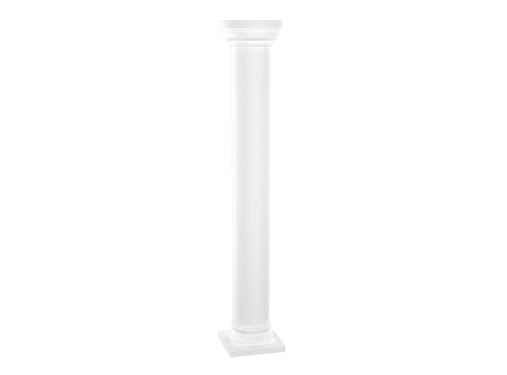 Фасадная колонна из пенопласта КОф-2 (капитель) 420x420x168 мм