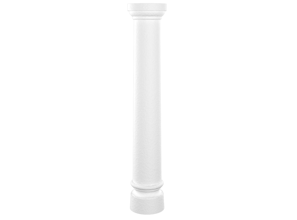 Фасадная колонна из пенопласта КОф-1 (тело энтазисное) 246x246x1000 мм