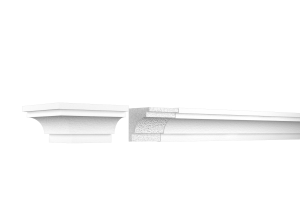 Фасадный карниз из пенопласта КФ-10 275x275x1000 мм