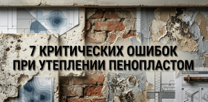 7 ошибок при утеплении пенопластом, из-за которых в доме холодно